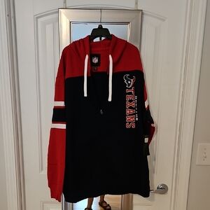 NFL Red Hoodie with Logo Patch